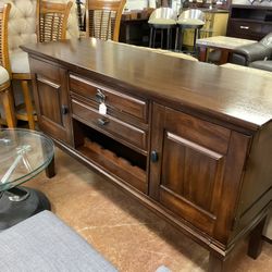 Sideboard with wine rack