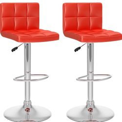 CorLiving Bar Stools, Red