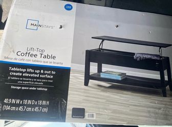 Mainstays Lift-Top Coffee Table Blackwood