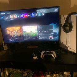 Ps5/gaming Monitor/computer Desk