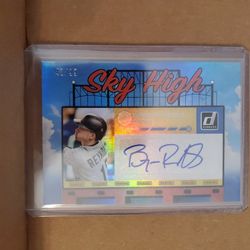 Pittsburgh Pirates STAR Bryan Reynolds Autograph Insert Parallel Refractor 45/99 #