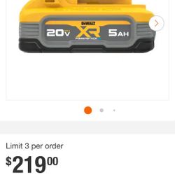 Dewalt 20v 5ah Powerstack Battery 