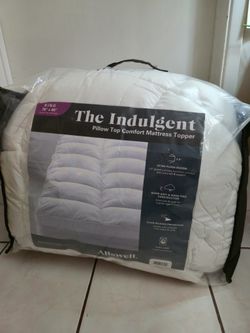 Allswell The Indulgent Pillow Top Comfort Mattress Topper King 78" X 80". Mattress Topper. 