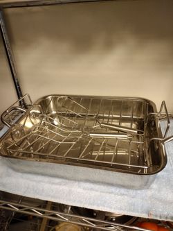 Stainless Steel 16 inch Roasting Pan