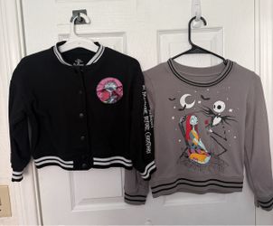 Girls Small Disney Nightmare Before Christmas Jacket and sweater set m