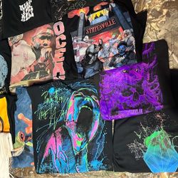 Men’s Shirts Band And Rap Tshirts 