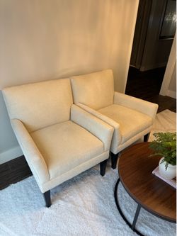 2 accent chairs