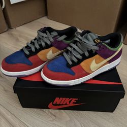 Nike Dunk Low ‘Veneer / Ugly Duckling’ – Multicolor Suede Sneakers