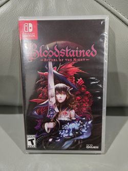 New Sealed Bloodstained ritual of the night nintendo switch game