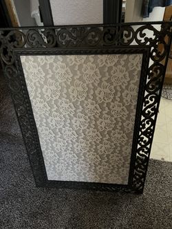 Large Framed Lace Backing To Hang Earrings. Very Pretty I Have 2. $15.00 each Or Both For $25.00