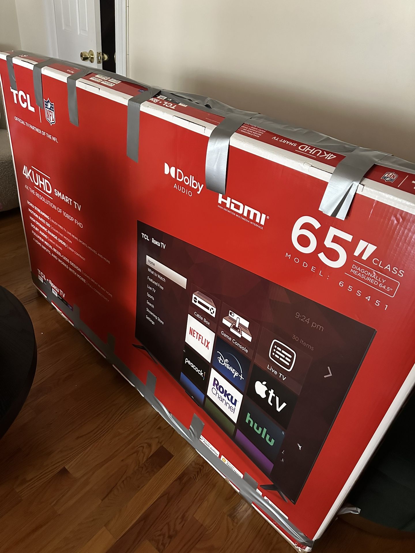 Tcl 65" Tv 4KUHD