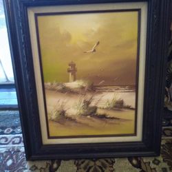 Oil Painting Kim Wilson W/Frame