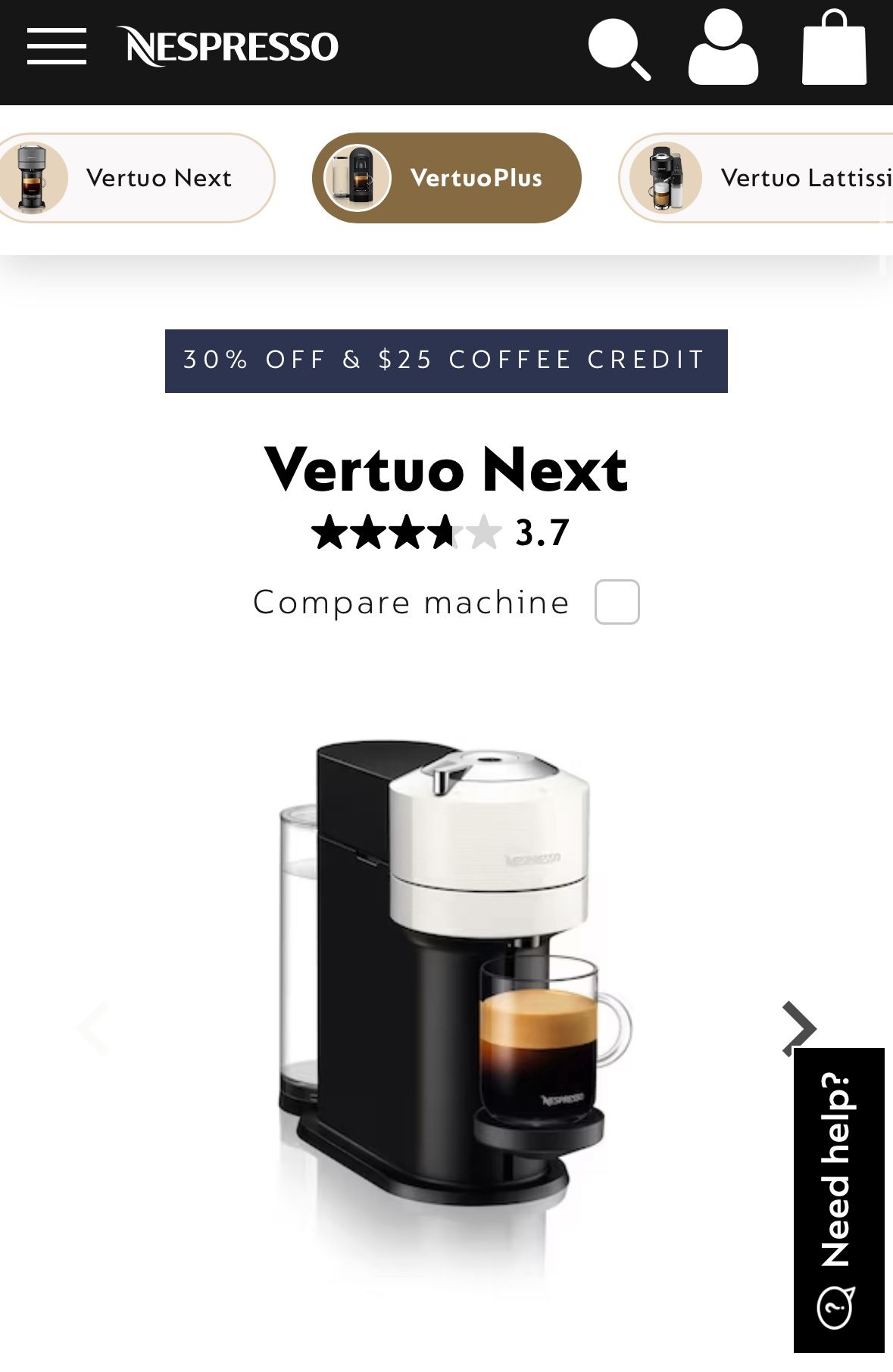 Nespresso Vertuo Next Machine