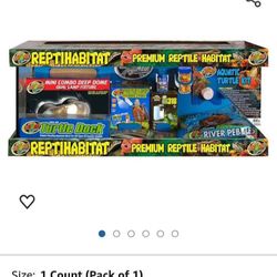 Premium reptile habitat aquatic turtle kit 20gallon tank