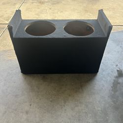 12’s down facing subwoofer box