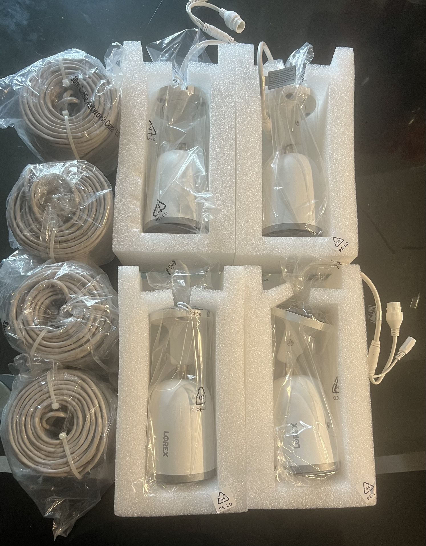4K IP Wired Bullet Security Camera with Smart Deterrence and Smart Motion Sensor