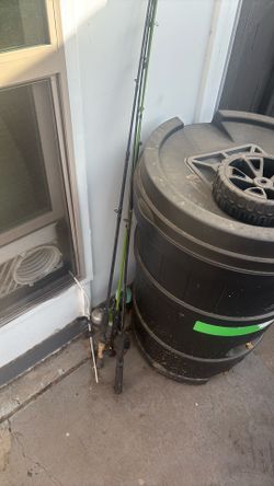 4 fishing poles