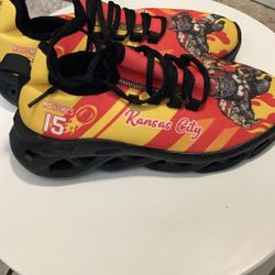 Kansas City Chiefs #15 Patrick Mahomes Custom Fan Sneakers – New , Shoes 