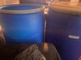 2 55 Gallon tanks with lids