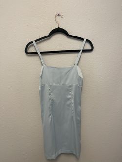 Urban Outfitters Baby Blue Silky Dress
