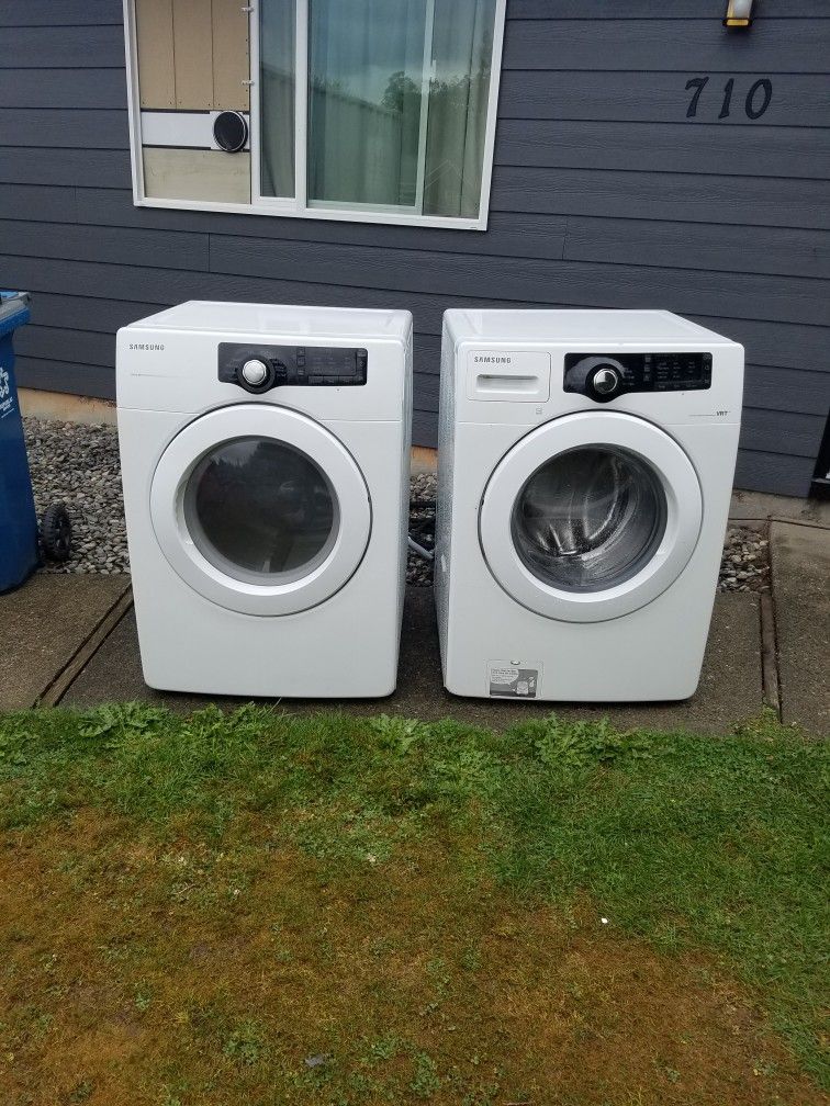 Samsung Washer and Dryer