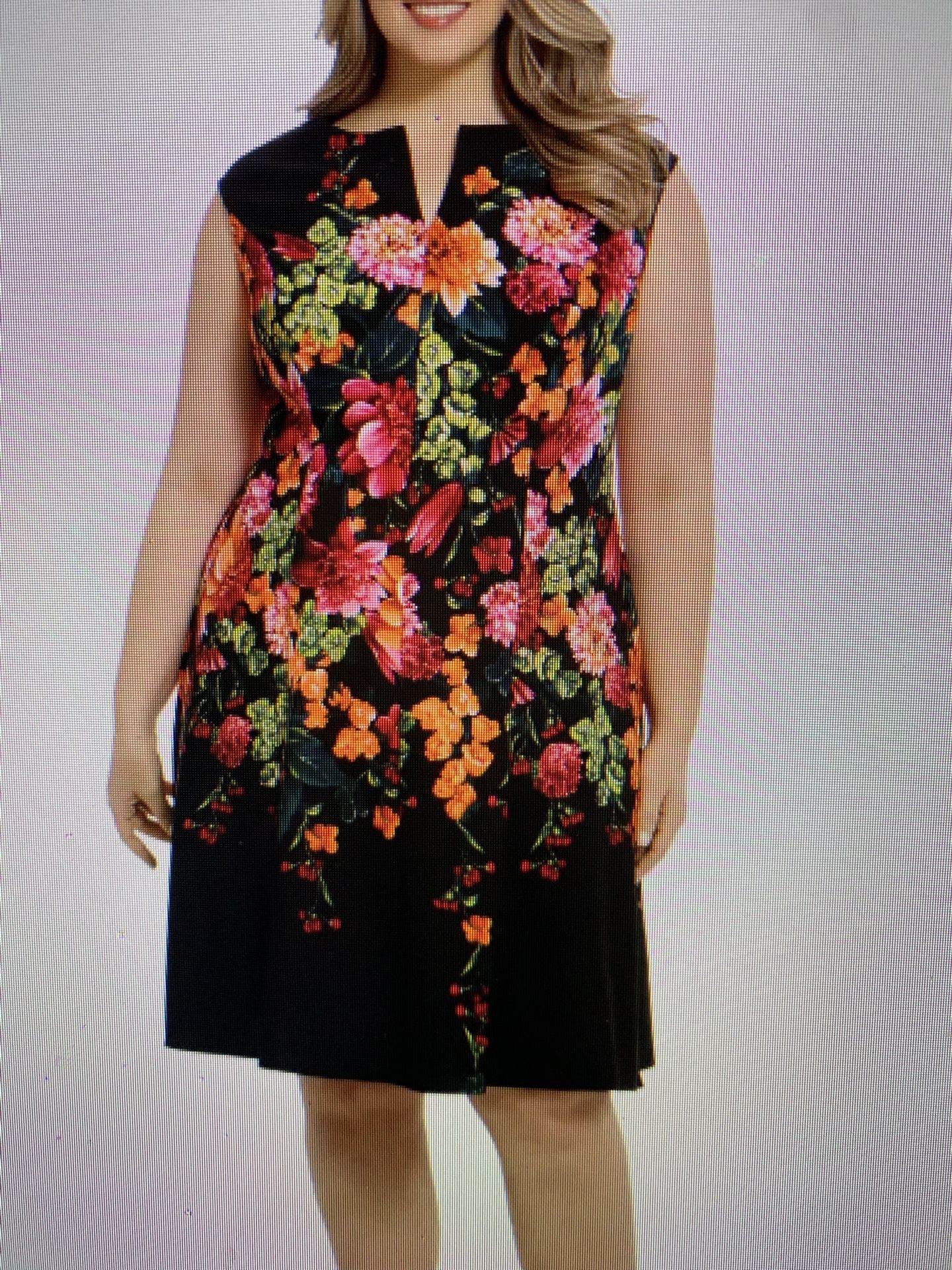 London Times Fit & Flare Dress