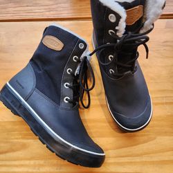 New Women Black Keen Winter Boots Shoes 8.5