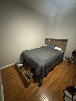 Queen bed with mattress