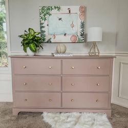 Pink dresser