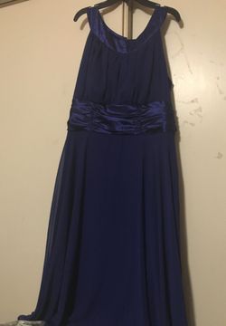 Vestido 👗 azul rey (royal blue)