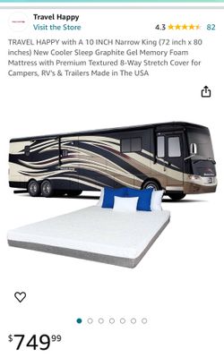 Camper MATTRESS Brand New King CAMPER/RV/ Motor Home