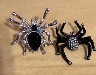 Spider Brooch And Spider Ring