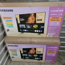 Samsung 43” Class U8000F Series Crystal UHD 4K Smart Tizen TV 2025 Model UN43U8000FFXZA