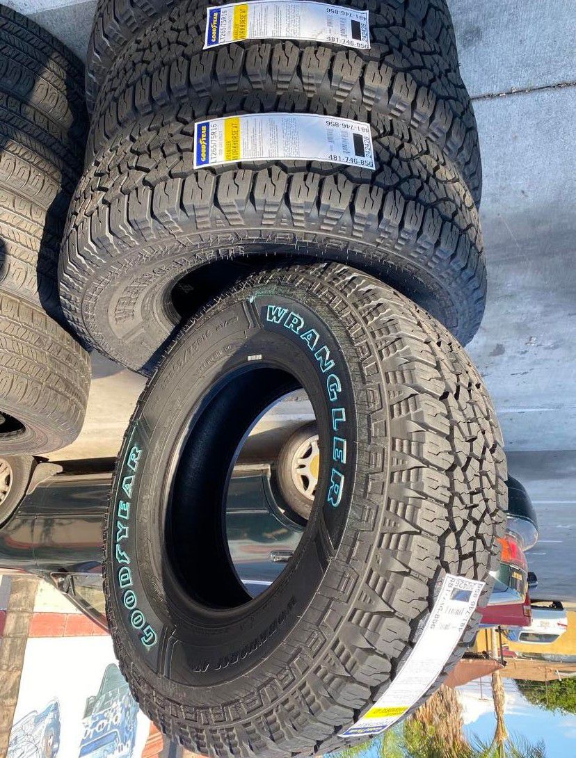 265/75/16 LT GOODYEAR WRANGLER Set of New Tires for Sale in Buena Park, CA  - OfferUp