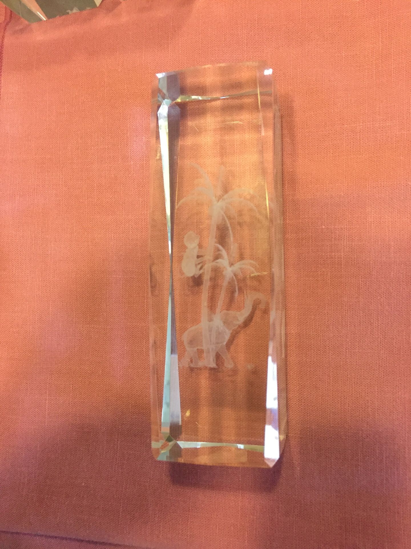 Crystal block 4" $10