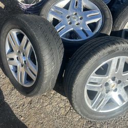 Tire And Rim 4 Set 225/55R17 