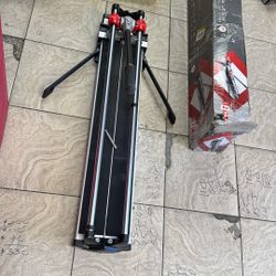 Rubi RP 30 in. Tile Cutter with 0.31 in. Tungsten Carbide Blade and Adjustable Blade