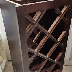 Wood wine rack