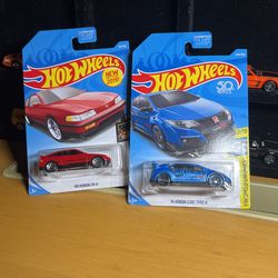 88 Honda Cr-X / 16 Honda Civic Type R Hot Wheels
