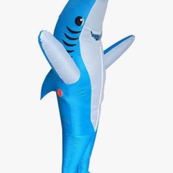 Adult Sized Inflatable Costume Blow Up Shark
