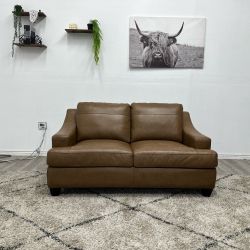 Abbyson Leather Couch - Free Delivery 