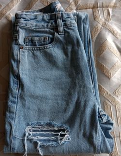Womens High Waisted Ripped Jeans
