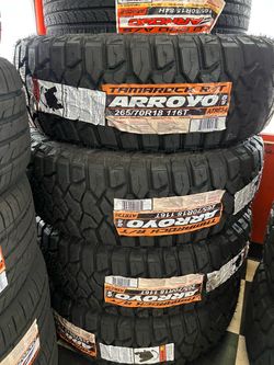 📲✔️265/70:18 Vendo set de Llantas Nuevas arroyo rt