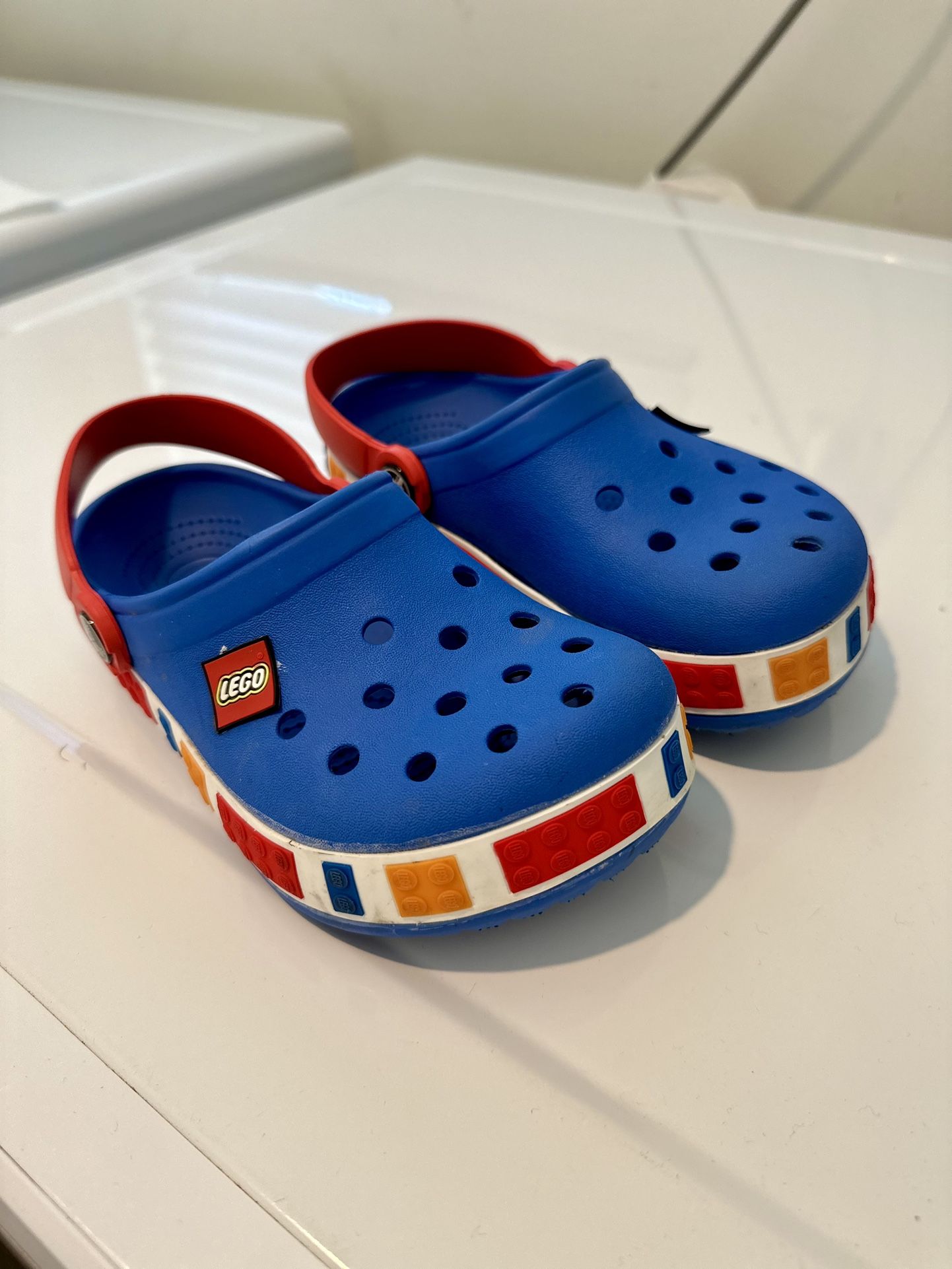 Kids Lego Crocs Size J1 (Comes after 12/13C)