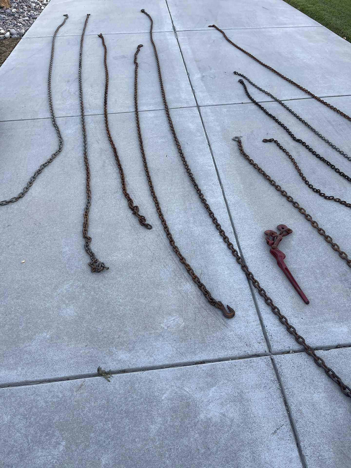 Assorted Chains and One Chain Binder