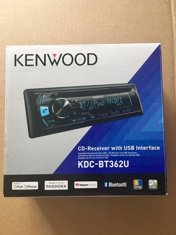 Kenwood Car Stereo w/ wire harness