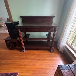 Mahogany Empire sideboard / PICKUP ONLY / CASH ONLY