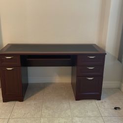 Office Desk With Lots Of Storage Space Almost New  Real Wood