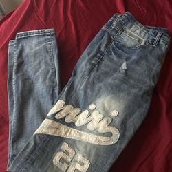 amiri varsity 22 jeans 