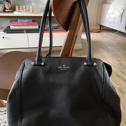 Kate Spade black Soft Leather Handbag
